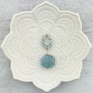 Aquamarine Pendant Necklace