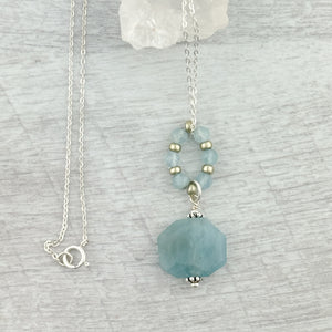 Aquamarine Pendant Necklace